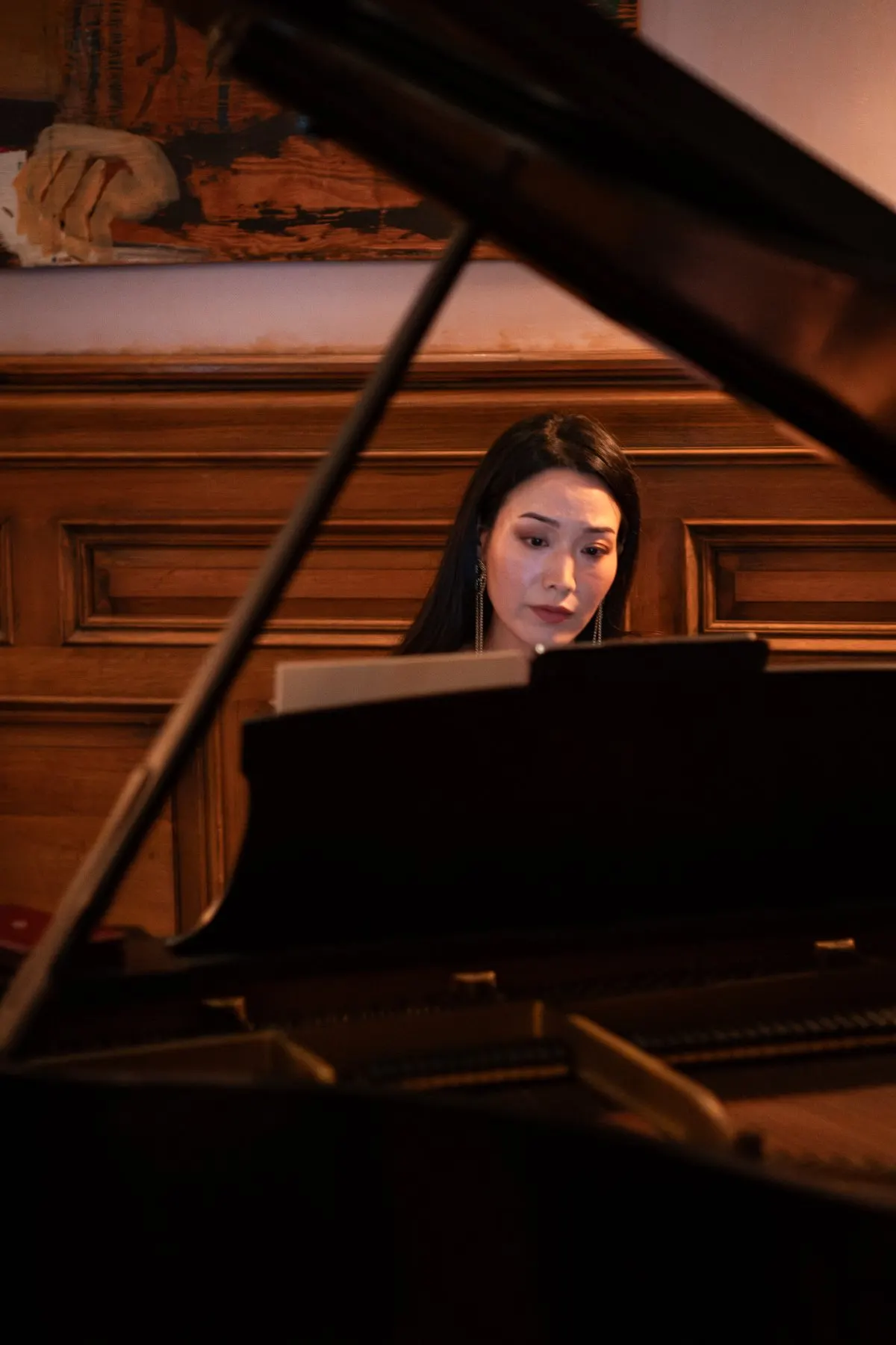 Rieko Tsuchida at the piano in the Lobby Bar