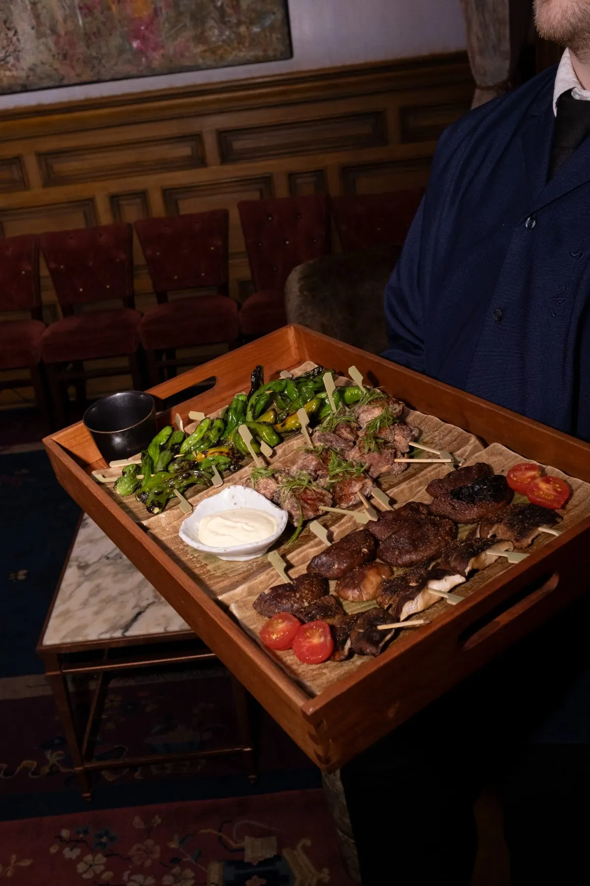A tray of bites from Teruko