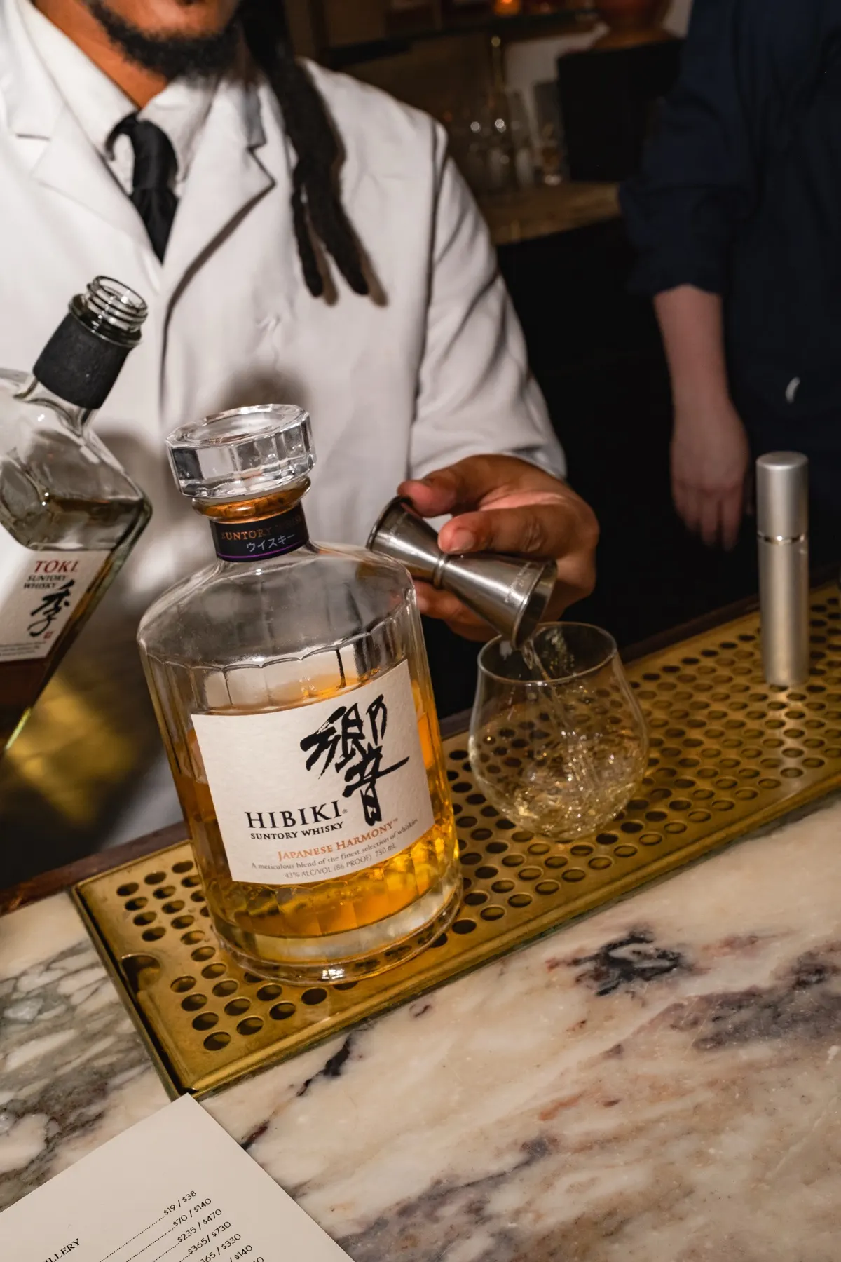 Hibiki poured at the Lobby Bar